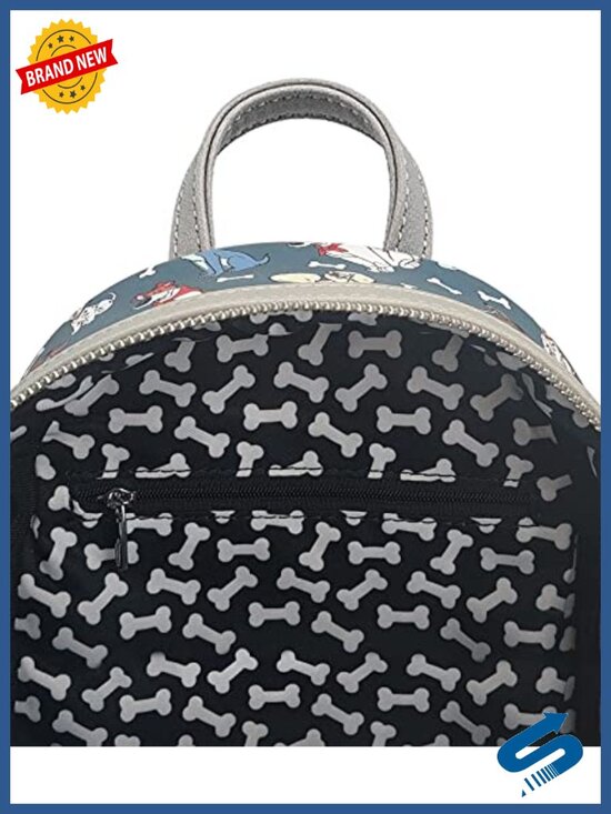 Loungefly Disney Dogs Mini Backpack Handbag Faux Leather main image 6